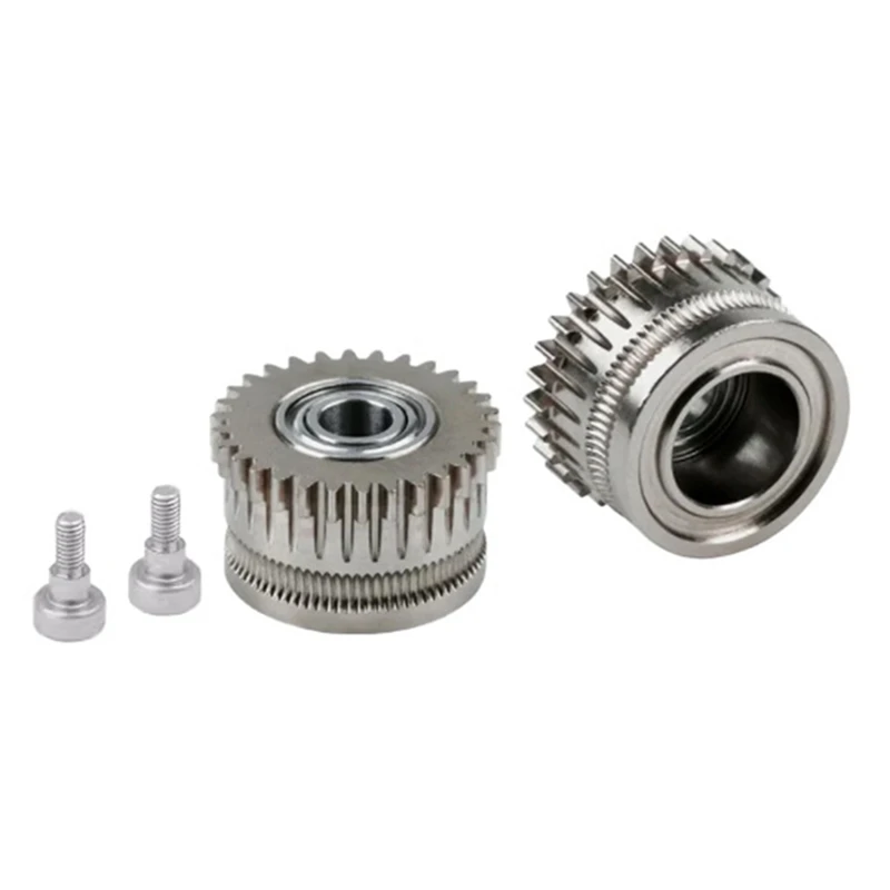 Dual Gear Filament Drive Gear For K1/K1C/Ender3 V3 Extruder Gear Upgrade Gear