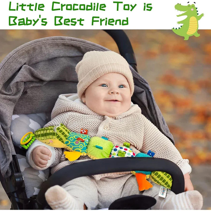  Baby Toys Tummy Time Baby Toys 6-12 Month with Rattles Crinkle Newborn Musical Toy For Infant Girls Boys ﻿