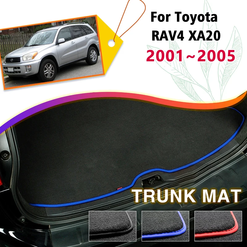 Rear Trunk Mat For Toyota RAV4 XA20 RAV 4 2001~2005 2003 Boot Cargo Liner Tray Trunk Luggage Floor Carpet Pads Auto Accessories