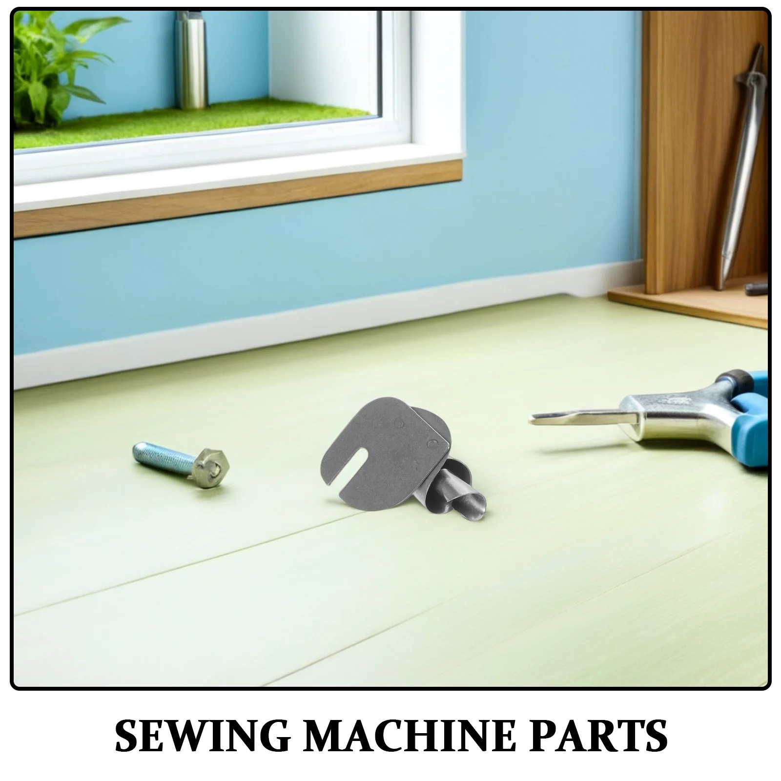 أداة صياغة لفة هيمر القدم لآلات الخياطة هيكل معدني عالي الجودة لهيمينغ متين وموثوق