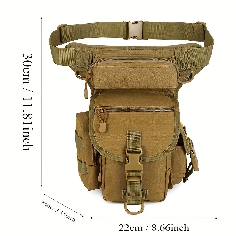 Outdoor Drop Leg Pouch Bag Thigh Bag Pack Sports Waist Bag Pack for Motorcycle Racing Bike Cycling Hiking Horse Riding