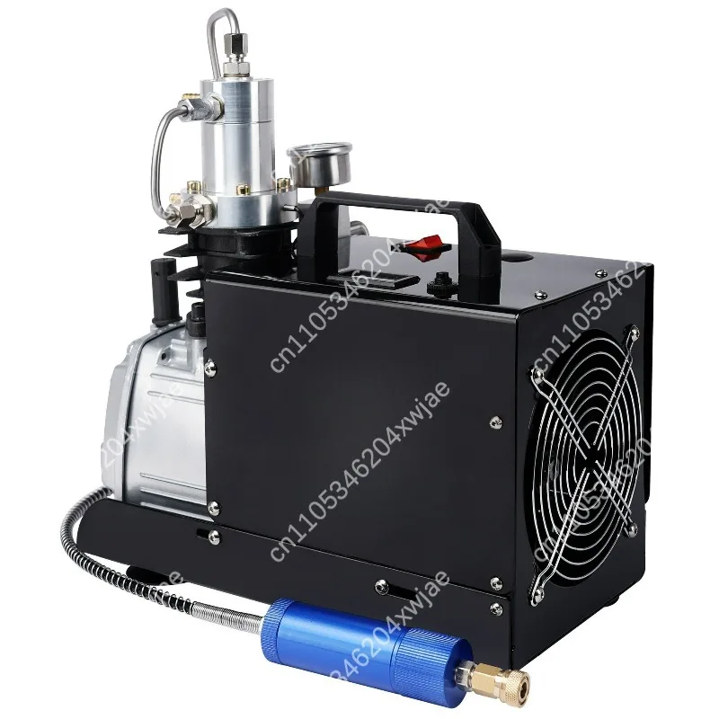 30MPa 4500PSI High Pressure Water-Cooled Air Compressor, Heavy Duty Inflator for Diving Cylinders and High Pressure Applications