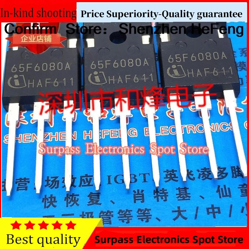 5PCS-10PCS 65F6080A IPW65R080CFDA   TO-247 650V 43.3ANEW AND ORIGINAL Quick Delivery Fast Shipping