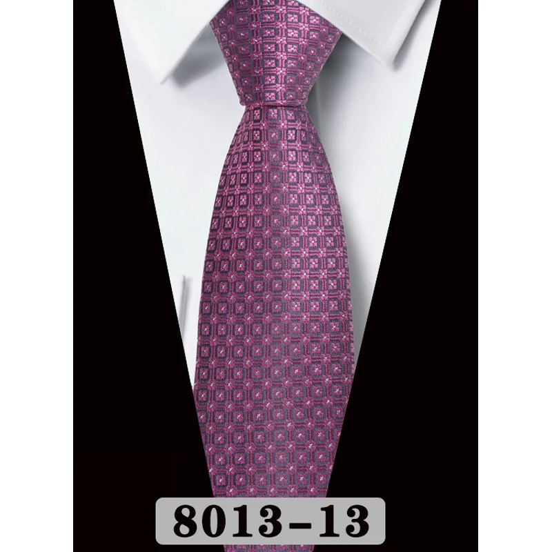 Cravatte da uomo nuove classiche Cravatte da 8 cm a pois per affari formali Cravatte da festa aziendali di lusso per matrimoni Gravatas regalo