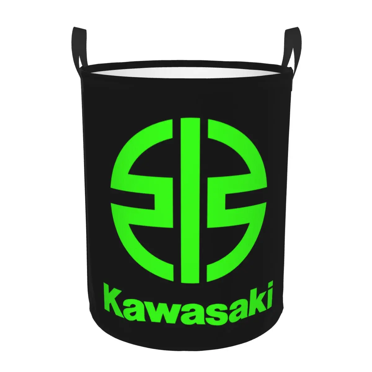 Motorcycle Sport Racing Kawasakies Laundry Hamper Large Clothes Storage Basket Toys Bin Organizer for Kids