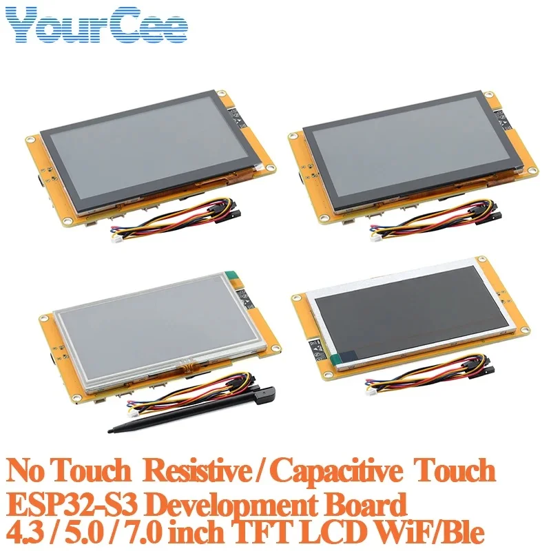 ESP32-S3 ESP32S3 Development Board 4.3 4.0 7.0 inch LCD Display Screen Wireless Ble Smart TFT Module Resistive Capacitive Touch