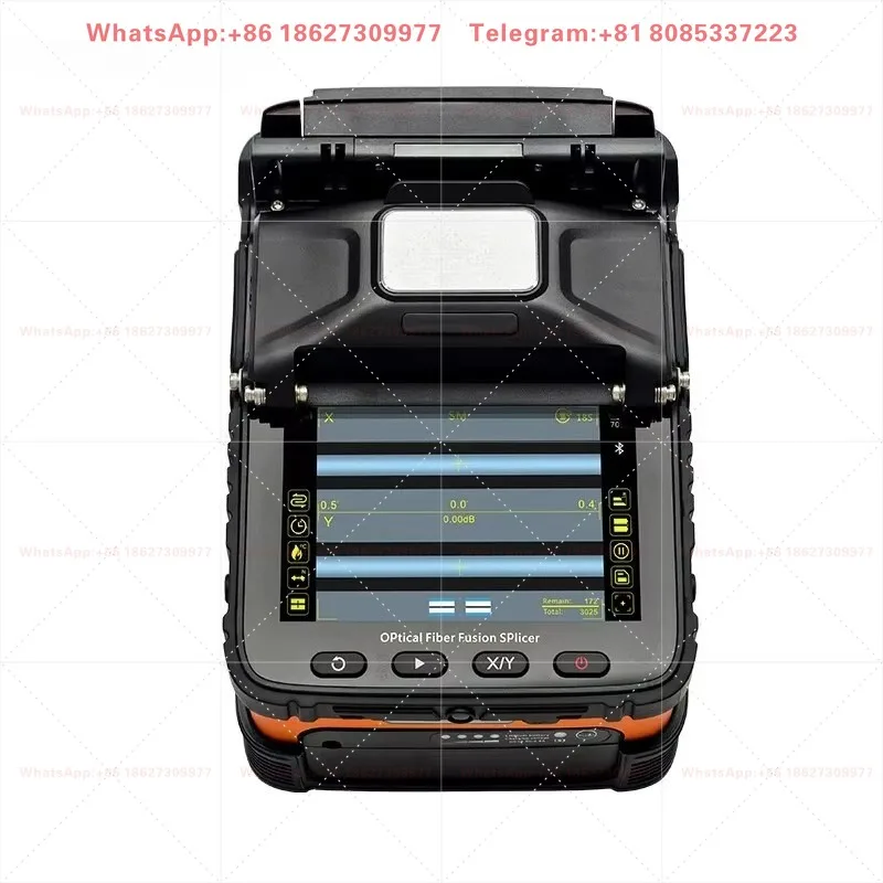 AI-5 Fiber Fusion Splicer 6 Motors 320X Magnification Large Screen Multi Language Low Loss