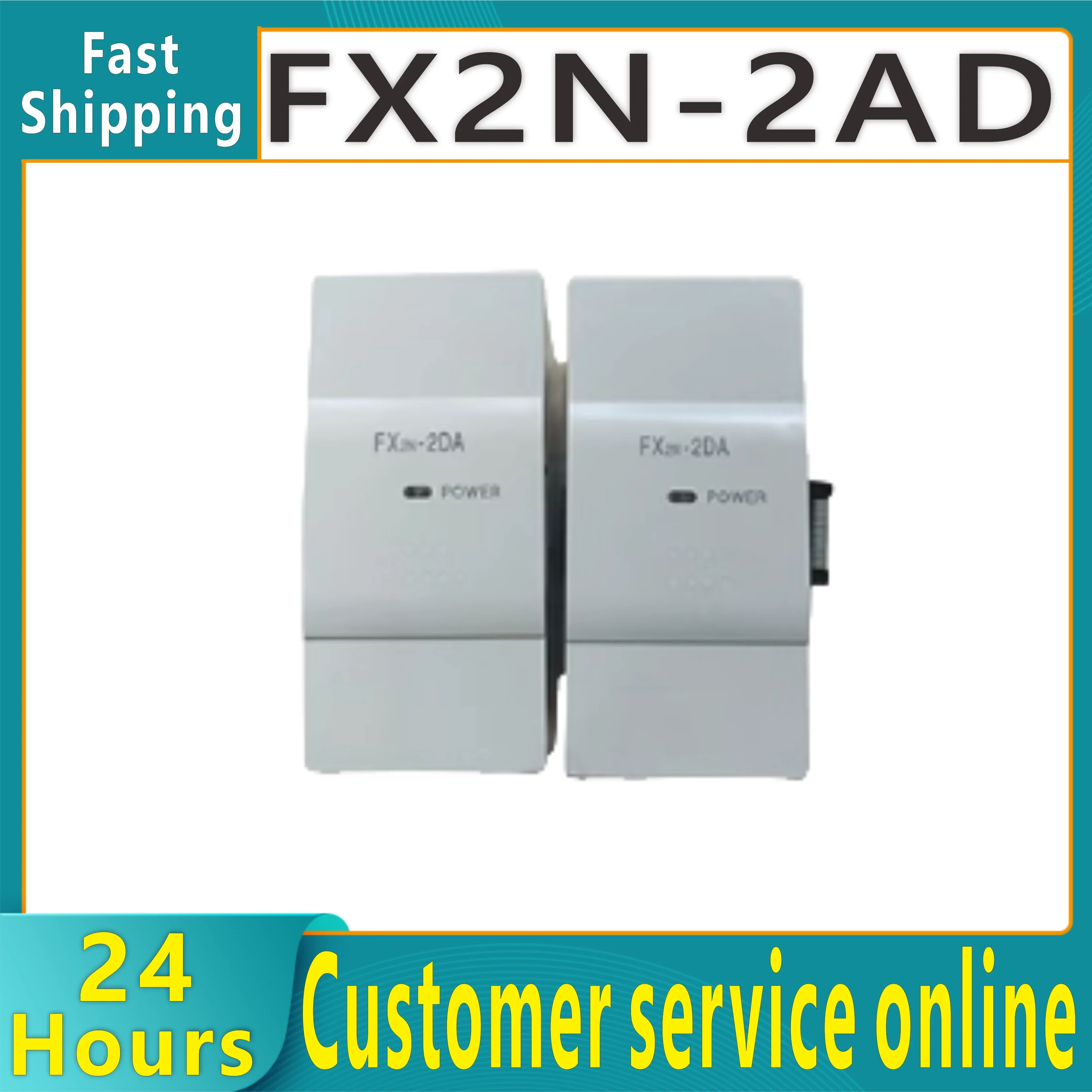 العلامة التجارية الجديدة الوحدة الأصلية FX2N-2AD FX2N-2DA FX2N-4ADFX2N-4DA FX2N-4AD-TC FX2N-4AD-PT FX2N-1PG FX0N-3A FX2N-32CCL FX2N-8AD FX2N 1