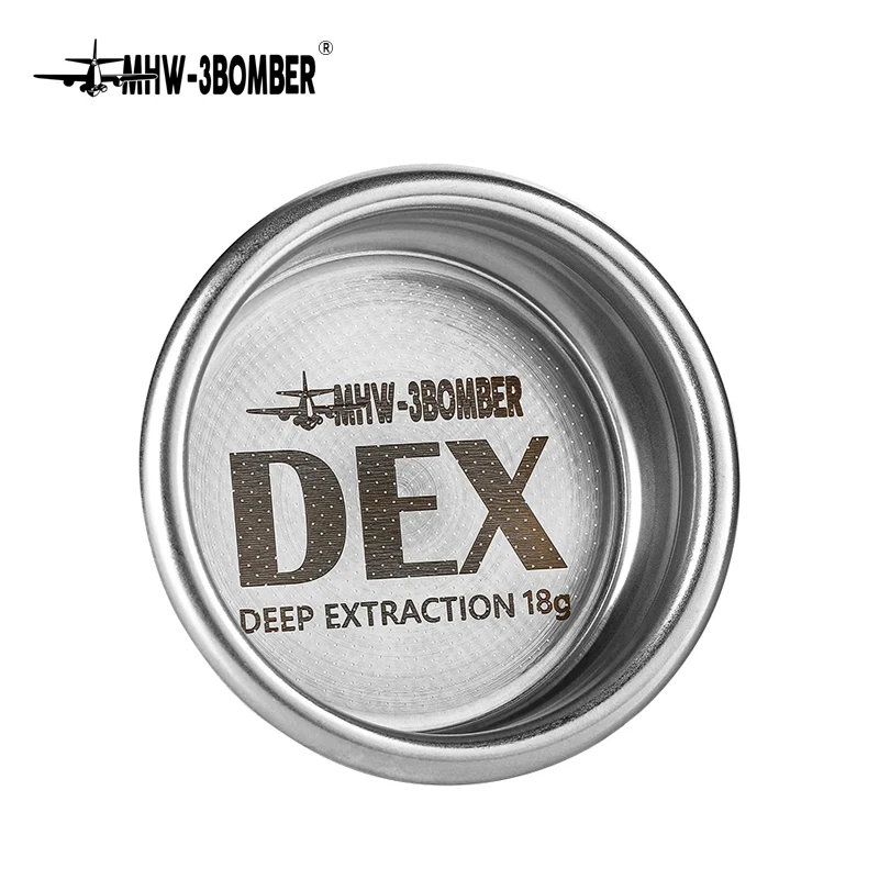 

MHW-3BOMBER DEX Precise 58,5 мм корзины для фильтров для кофе эспрессо с шайбой для эспрессо, подходят для портафильтра 58 мм, аксессуары для бариста