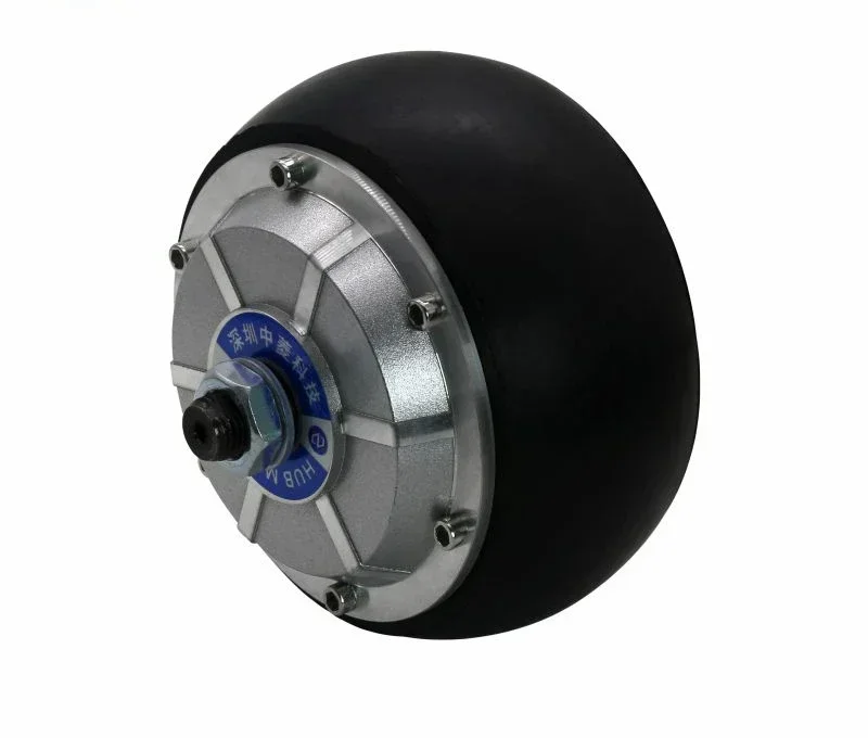 Servomotore con ruota robot da 4,5 pollici DC 24v driver agv carrello carico encoder integrato