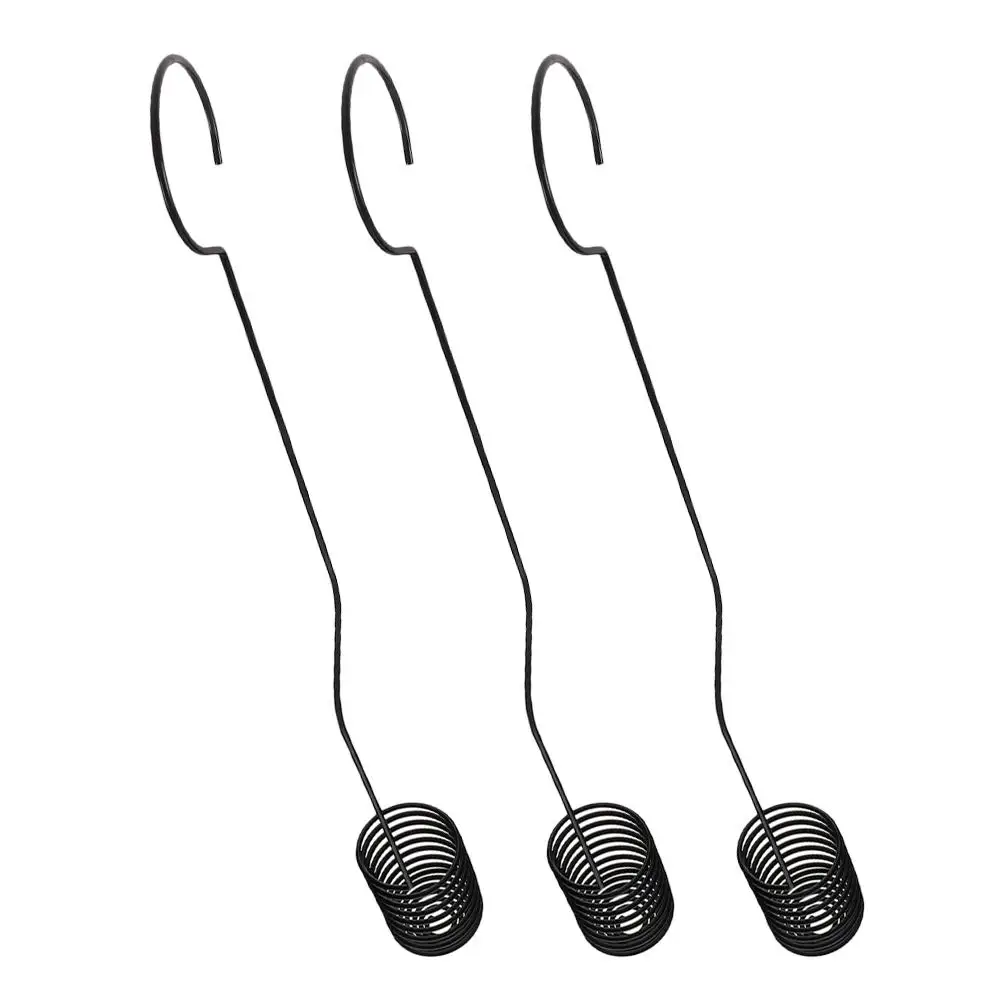 

3pcs Air Plant Wall Spiral Hooks for Hanging Wire Holder Iron Fence Planter Modern Aesthetic Sturdy Construction