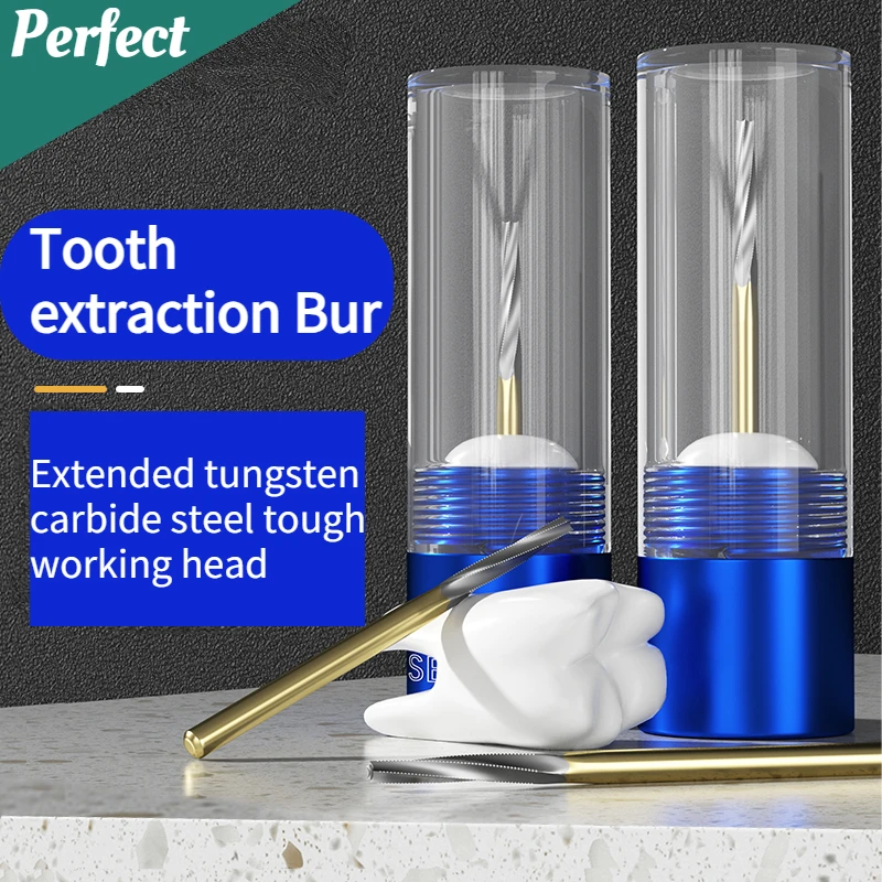 

Dental Extraction of Wisdom Teeth Using High-speed Extended Bone Cutting Tungsten Steel Splitting Drill Bur Instrument Materials