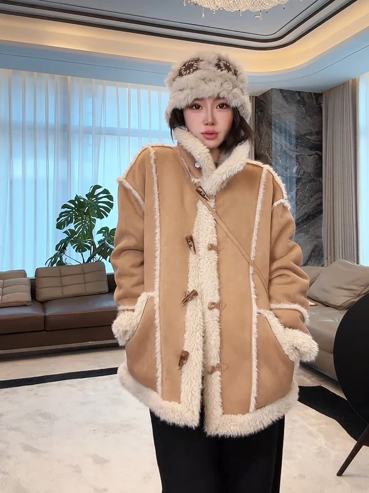 

Экологически чистая шуба Thiened Warmth Jazz Par MEQA495 от Laoyang Женская ор Верхняя одежда из полиэфирного волокна Long Sve