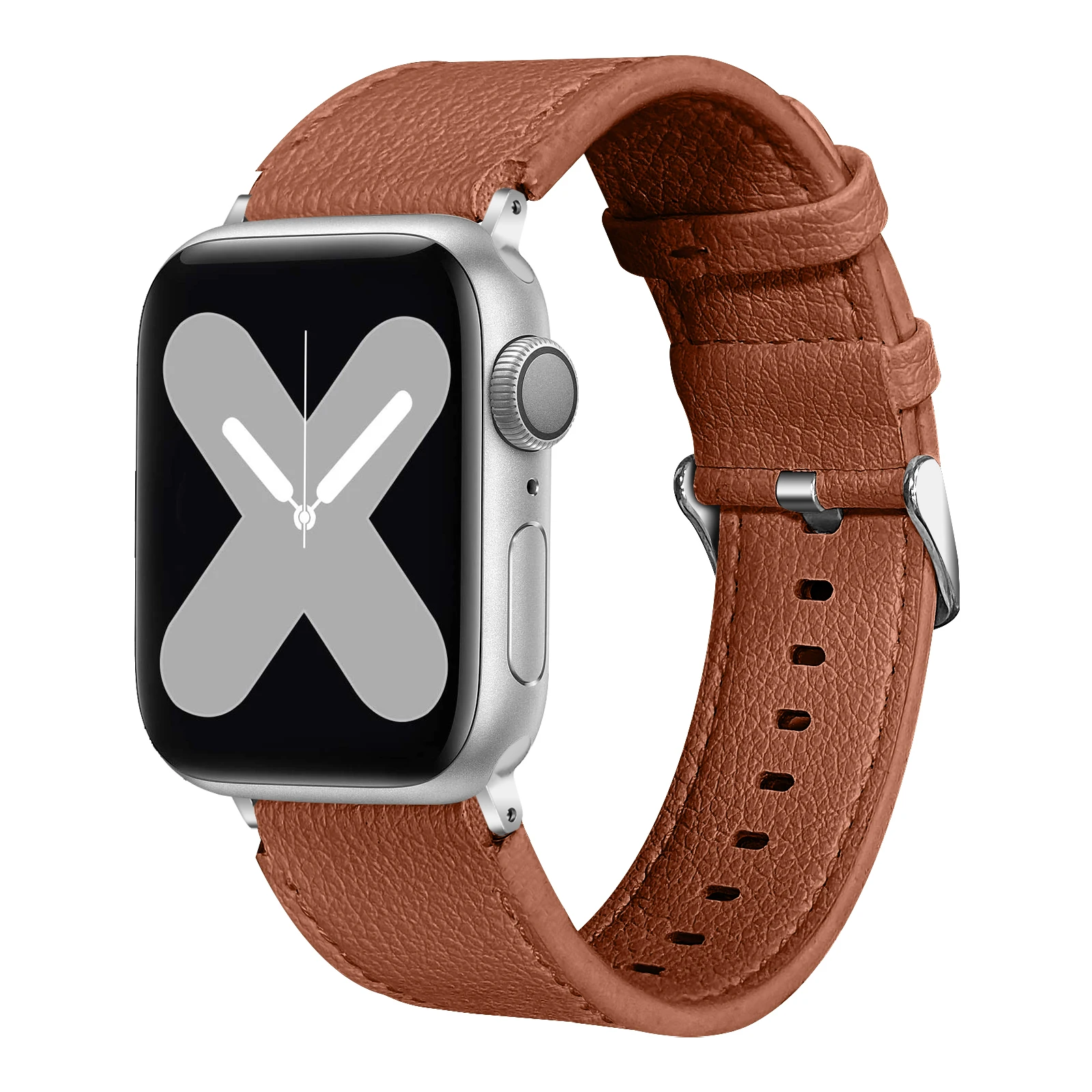 حزام ساعة من جلد البقر الطبيعي بديل لساعة Apple Watch Series 10 42 ملم / 9 8 7 41 ملم / 6 5 4 SE SE (2022) SE (2023)