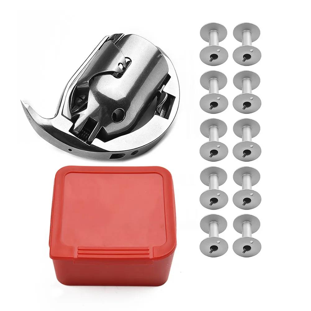 

Шпульный крюк Durkopp Adler HAD204 с 10 шпульками для швейных машин Seiko Consew и FERDCO (совместимость)