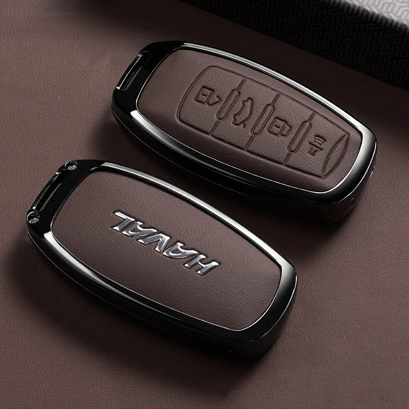 Autoschlüsseletui aus Zinklegierung für Great Wall Haval H6 Hover 2023 2024 2026 Schlüsselanhänger Fernbedienung Abdeckung Shell Gehäuse Halter Fob Zubehör – Detail 13