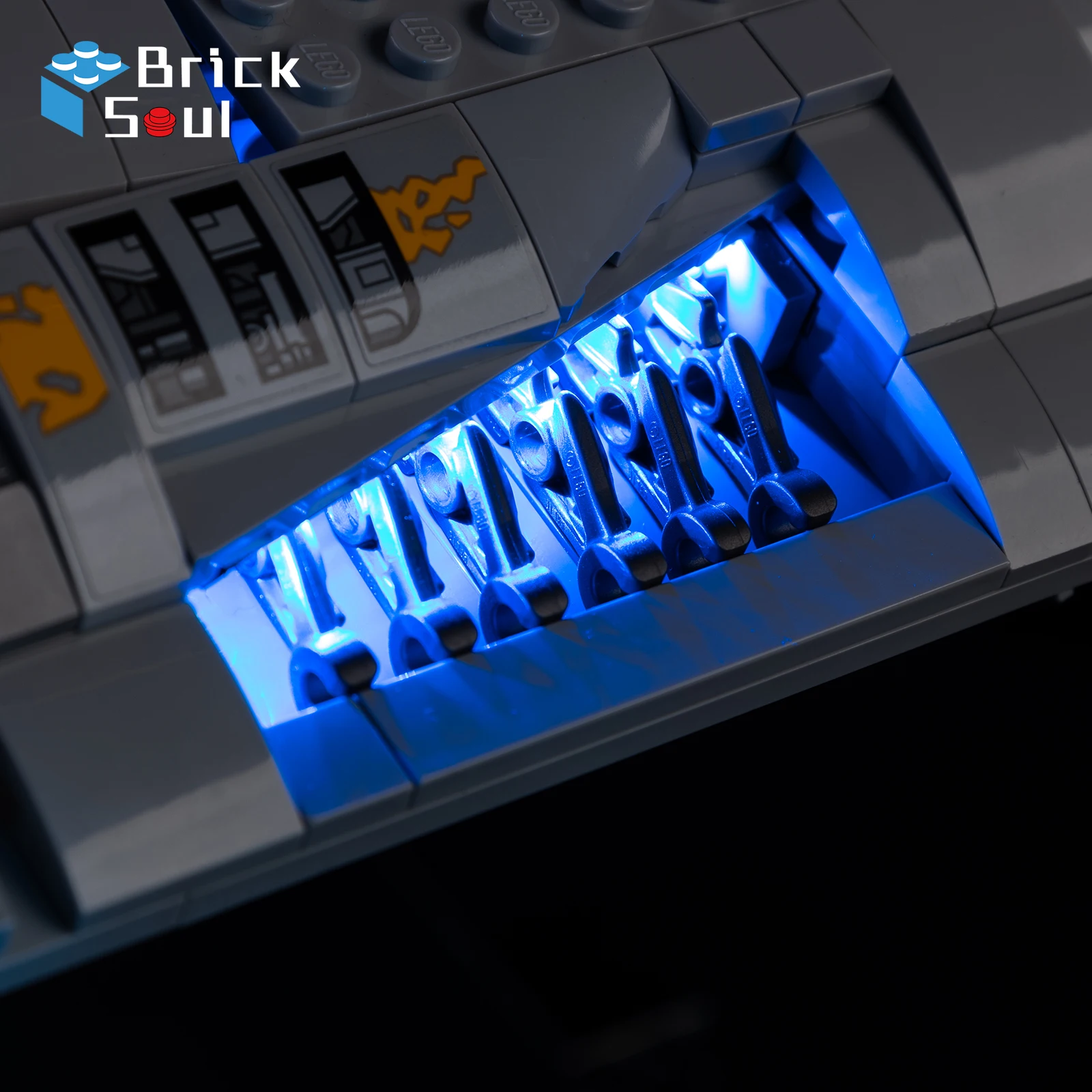 BrickSoul LED-Beleuchtungsset, geeignet für Lego The Mandalorian's N-1 Starfighter 75442 Modell, Bausteine nicht im Lieferumfang enthalten – Detail 3