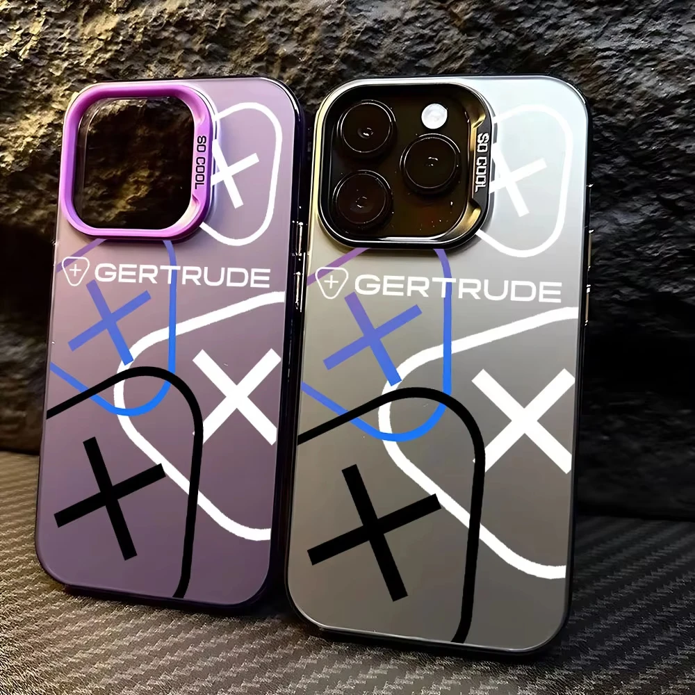 Fashion Hot Line Phone Case For iPhone 16 15 14 13 12 11 mini Pro Max X XR XSMAX 8 7 Plus Anti Fall Matte G-Gertrudes Back Cover