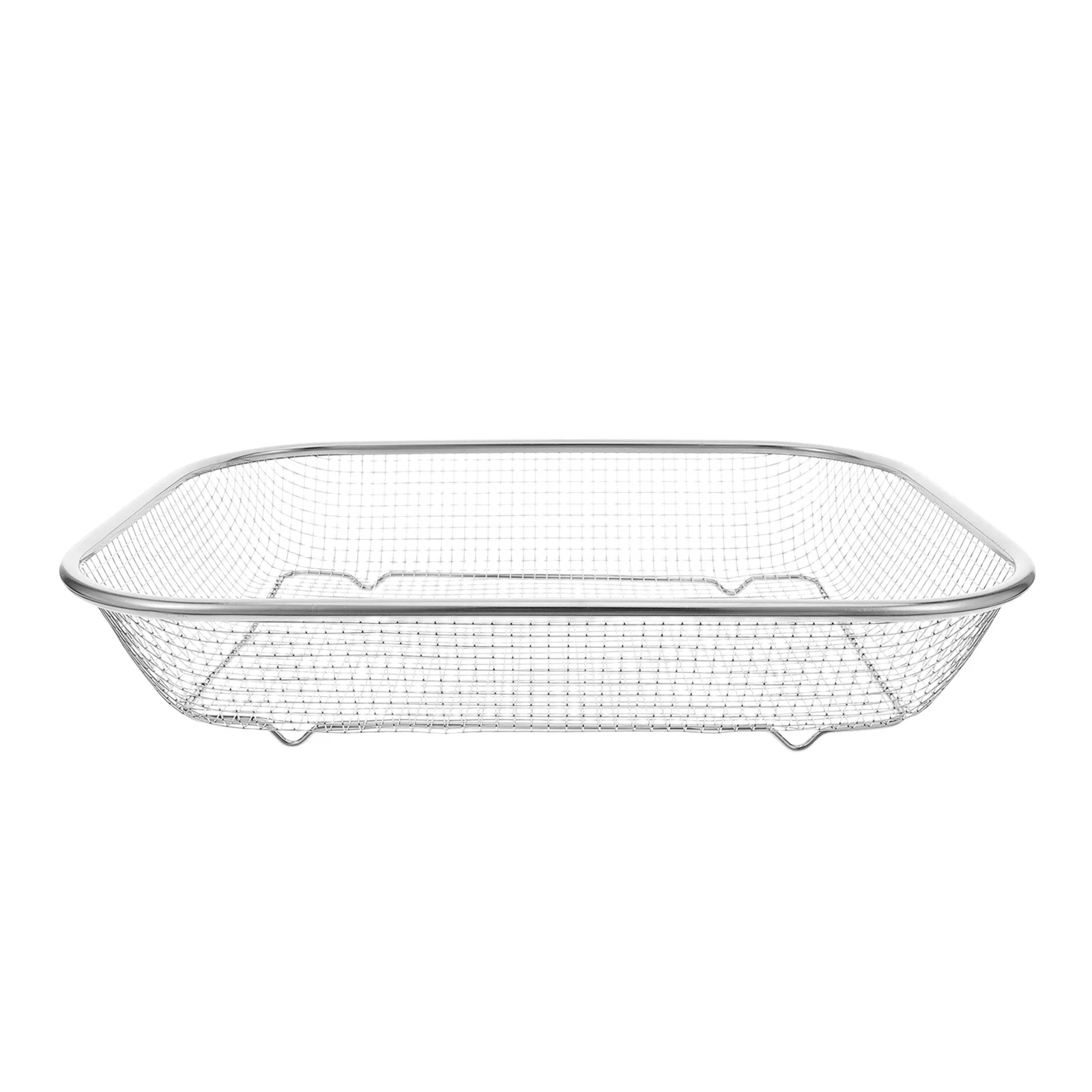 

Stainless Steel Cutlery Drainer Basket Rapid Water Drainage for Tableware and Utensils Modern Kitchen Organizer