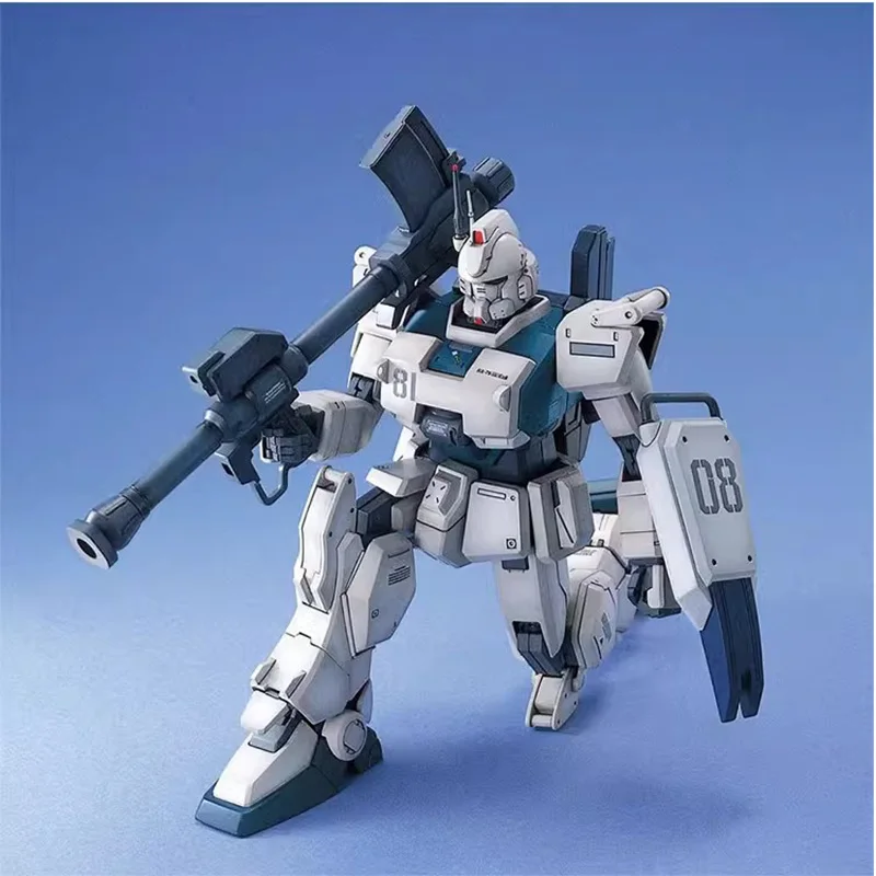 بانداي جاندام أطقم منمذجة أنيمي الشكل Ez-8 MG 1/100 عمل أرقام تحصيل الحلي اللعب هدية للأطفال نموذج الدمى الأصلي