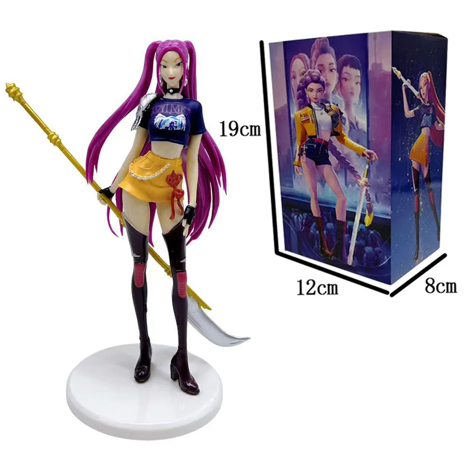 Hot New 3 pz/set Kpop Demon Hunters Action Figure Toy Derpys Tiger Rumi Mira Zoey Sussy Figurine Doll Per I Ventole Regalo