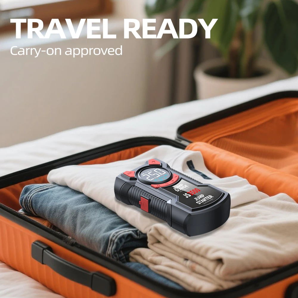

4 in 1 Car Jump Starter Air Pump,150PSl Tyre Inflatable Compr2000A Starter Device,Power Bank Digital Air Pump