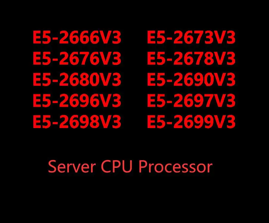 

E5-2666V3 2673V3 2676V3 2678V3 2680V3 2690V3 2696V3 2697V3 2698V3 2699V3 Server CPU Processor 100% Test OK