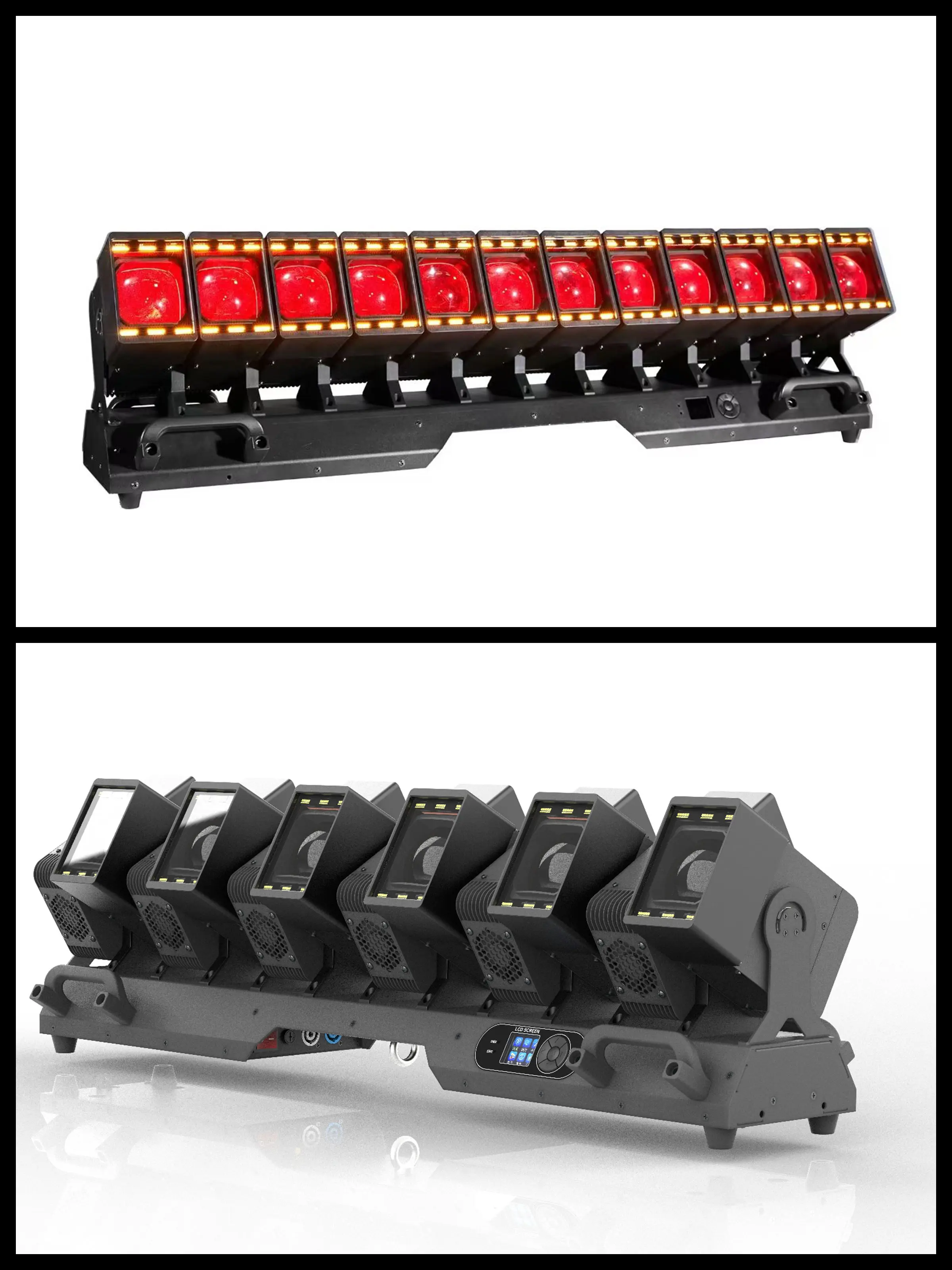 YUER 12x60W LED Moving Head Light Beam Wash Pixel Control DMX512 RDM Strobe Dimming for Stage Club DJ Bar Concert Show