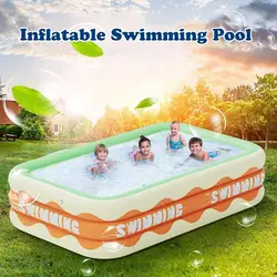 Inflatable Swimming Pool Collapsible Large Size Inflatable Paddling Pools Family Summer Indoor Outdoor Party Toys Children Gifts