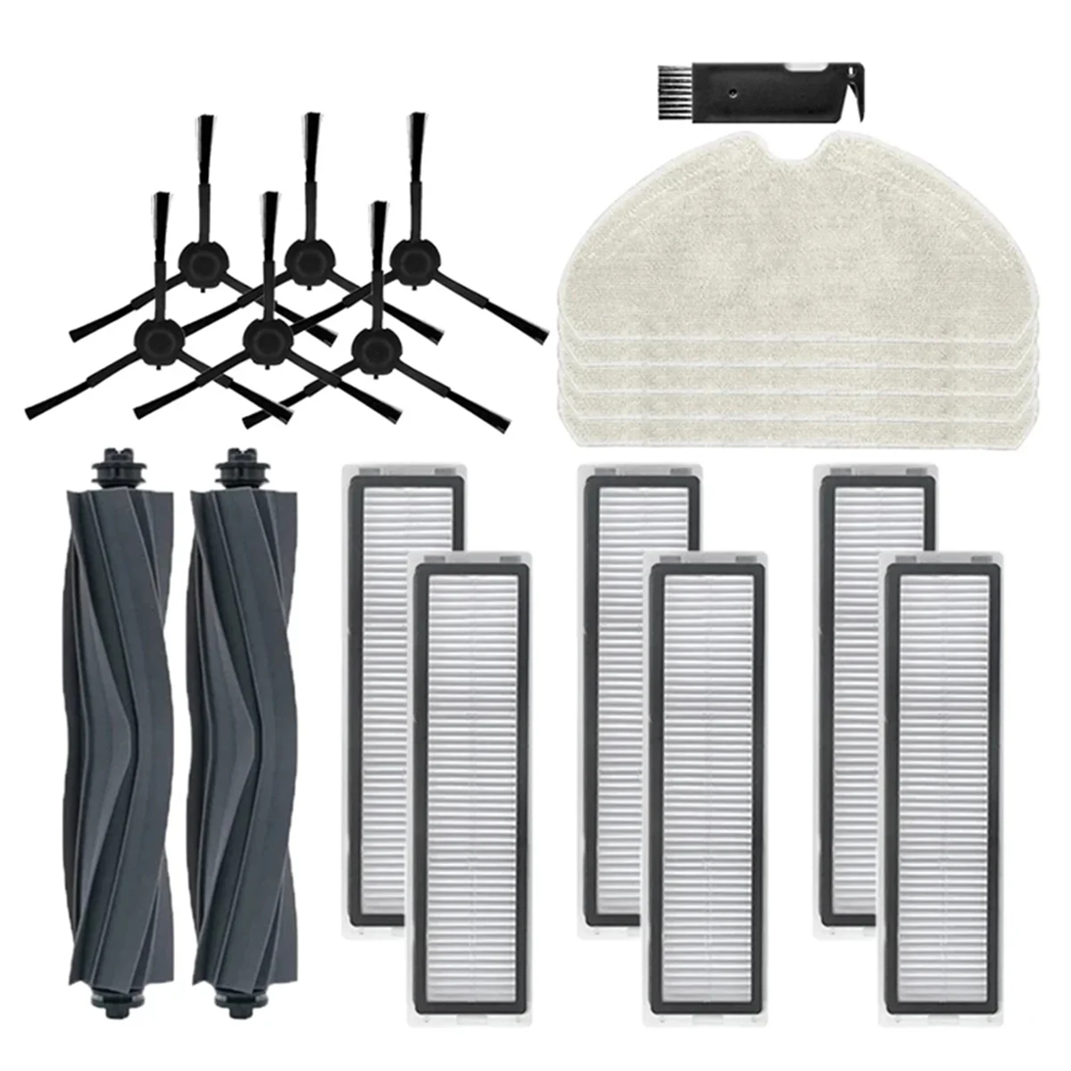 

Hot sale For D10S / D10S Pro Robot Vacuum Cleaner Main Side Brush Hepa Filter Mop Cloth Rags Replacement