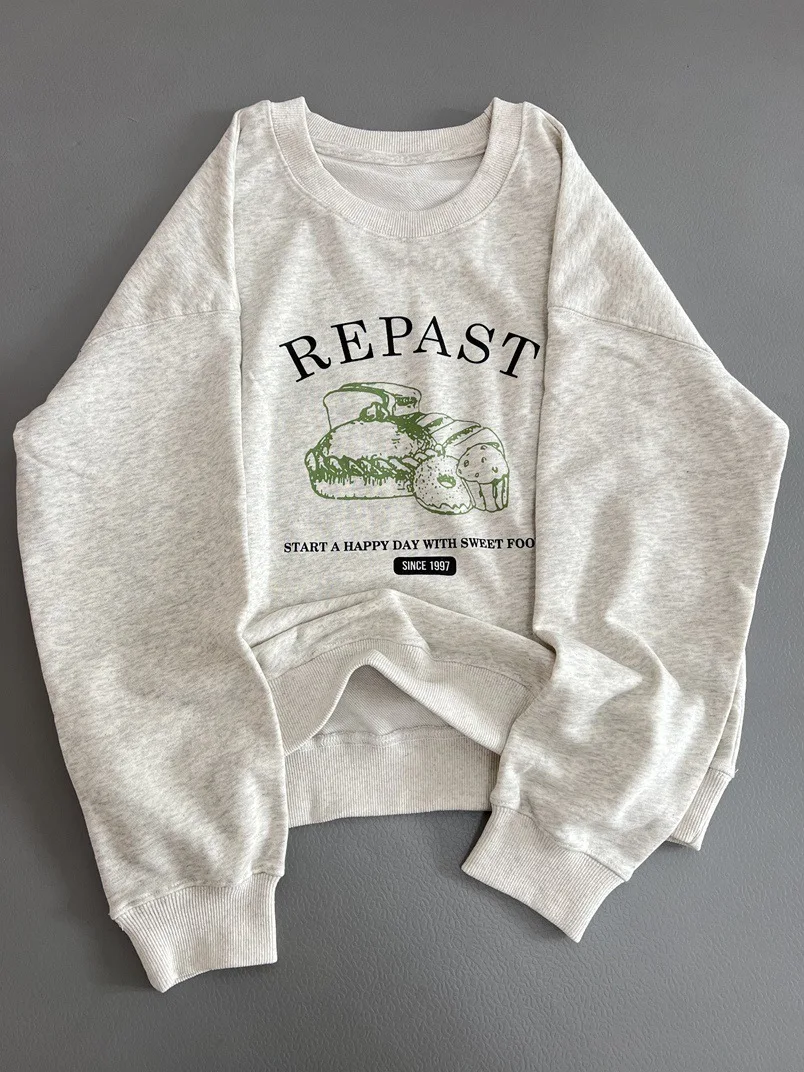 Felpa in spugna senza cappello Top da donna Donna Primavera Casual con cappuccio Nastro in stile coreano Fodera soffice Kawaii ricamato giovanile GF