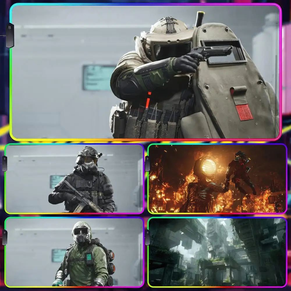 

Japan Anime My Hero Academia Mouse Pad Gamer Luminescence Led Mouse Pad Gaming Table Rgb Deskmat Keyboard Pc Mousepad