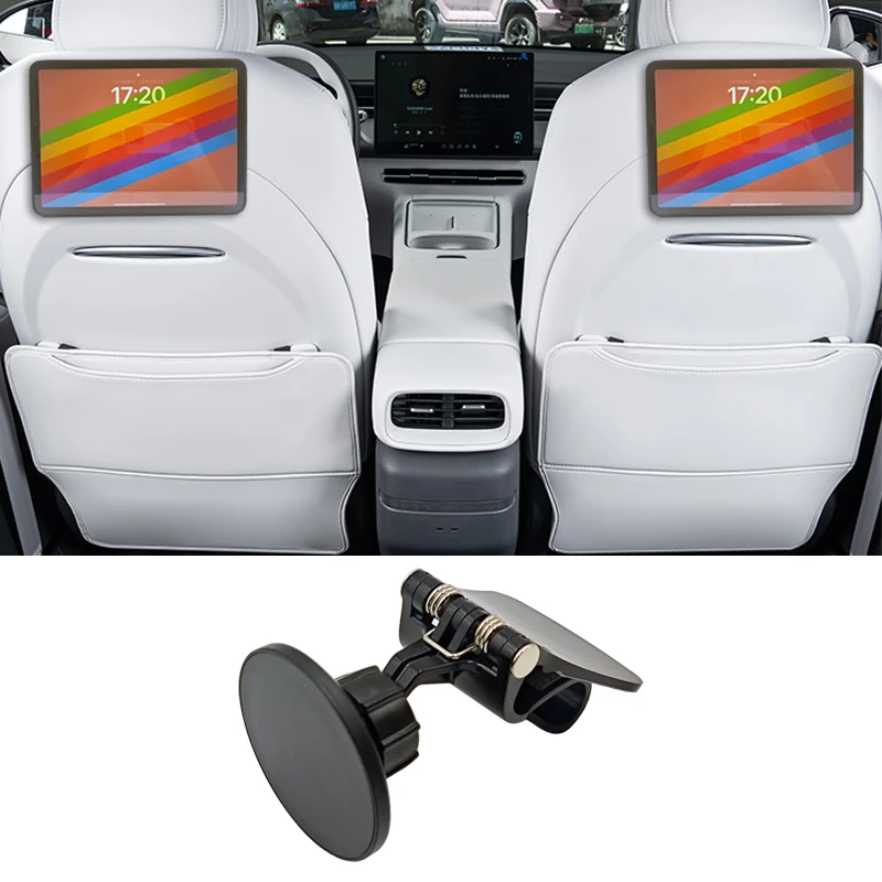 Für Xpeng G6 2024 2025 2023 Auto Hinten Sitz Pad Halter Telefon Magnetische Ständer Halterung Zubehör Trim