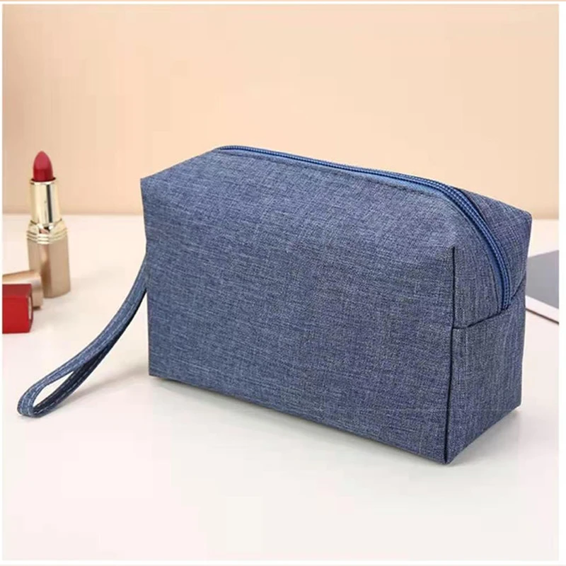 Women Cosmetic Bag 2023 New Solid Color Korean Style Makeup Bag Pouch Toiletry Bag Waterproof Makeup Organizer Case Dropshipping