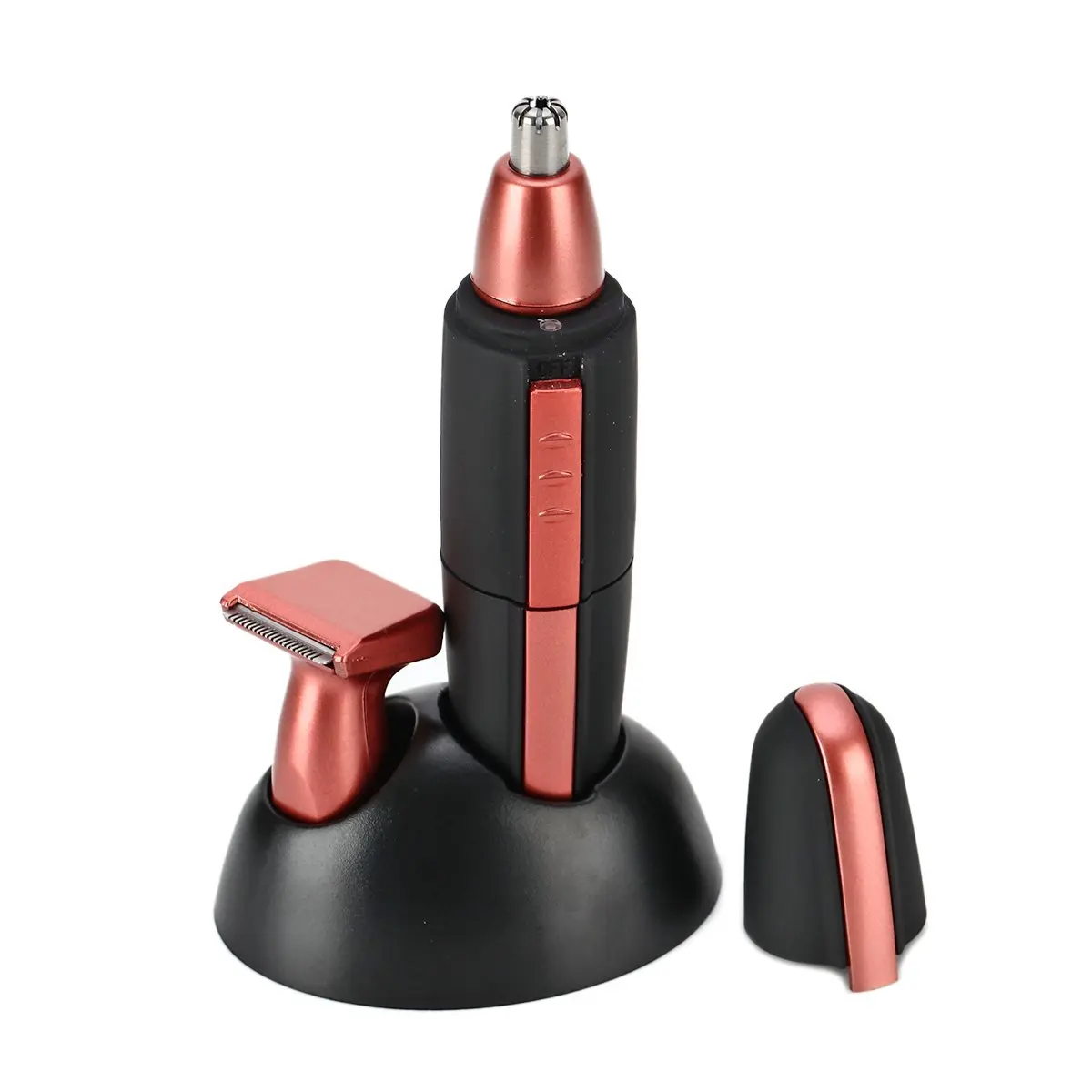 

2in1 nose trimmer beard trimer for men's ears eyebrows, face,beard, nose hair trimmer for nose and ear AA battery