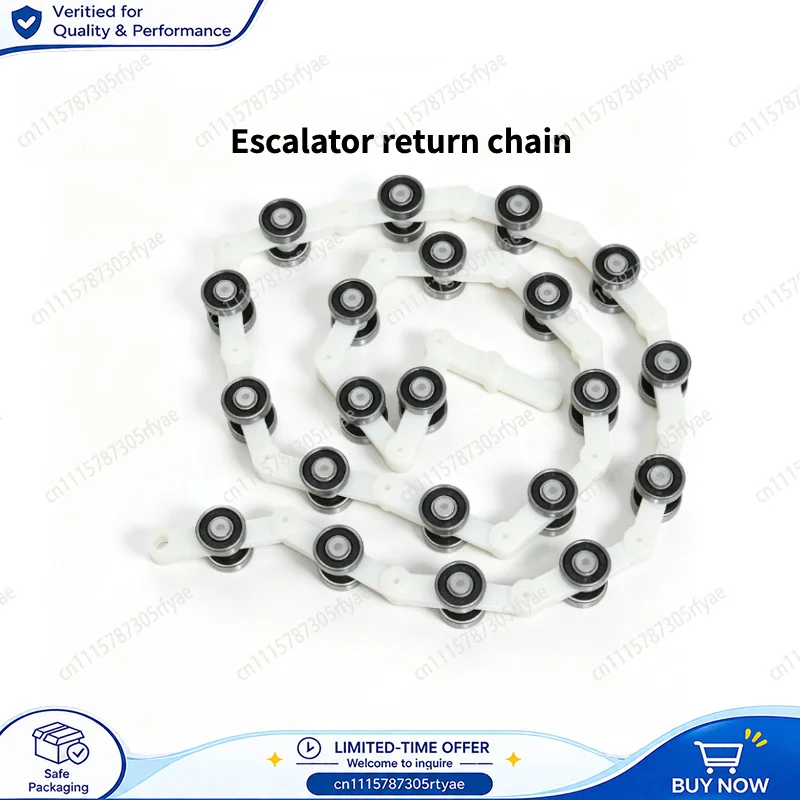 Escalator Return Chain Handrail Drive Chain 17 19 21 22 24 Link Kone Otis Double Fork Replacement Part