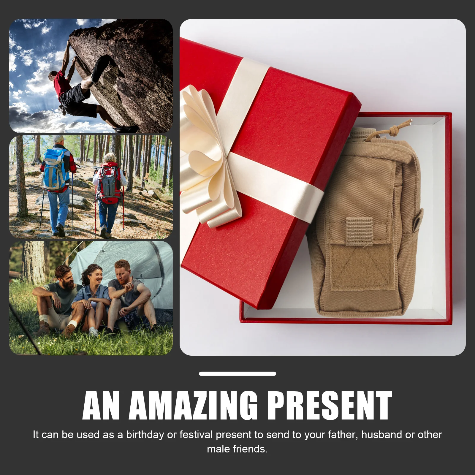 

Tactical Phone Bag Oxford Cloth Outdoor Waist Belt Pouch Portable Small Bag for Hiking Camping Sports Storage Belt Pouch