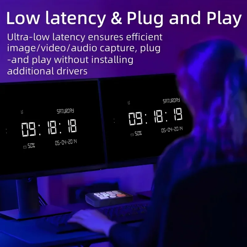 محول بطاقة التقاط sosee-Gostream HDMI ، M2 ، 2 قناة ، 4K ، USB ، ثنائية البتة ، شاشة مزدوجة ، am ، إدخال الصوت