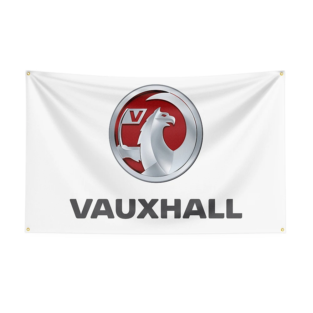 

90x150cm Vauxhalls Flag Polyester Printed Racing Car Banner For Decor