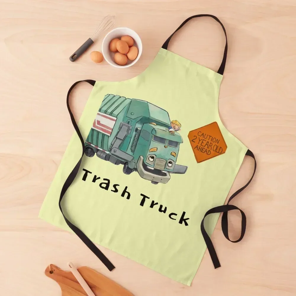 

Trash Truck cartoon Netflix Apron Women's Dresses waiter cleanings custom women's kitchen Apron