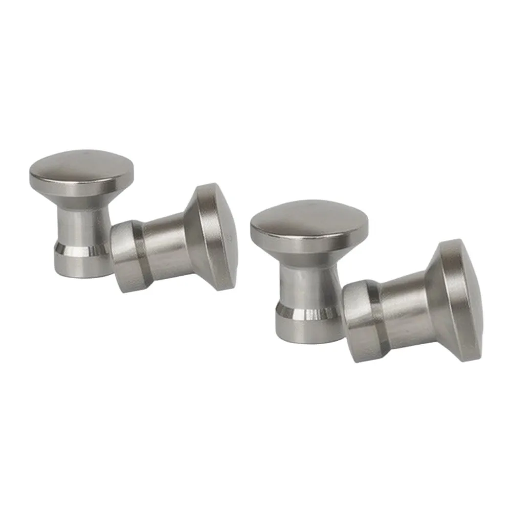 4pcs Stainless Steel Pull Handle Knob for Fireplace Doors Cabinets Machinery and Functional Hardware Installations