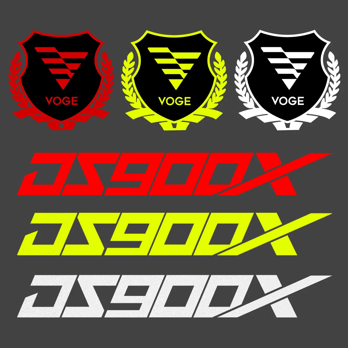 For VOGE DS900X 900 DSX Reflective Motorcycle Stickers Moto Motorcross Body Helmets Fuel Tank Windshield Decals Accessories