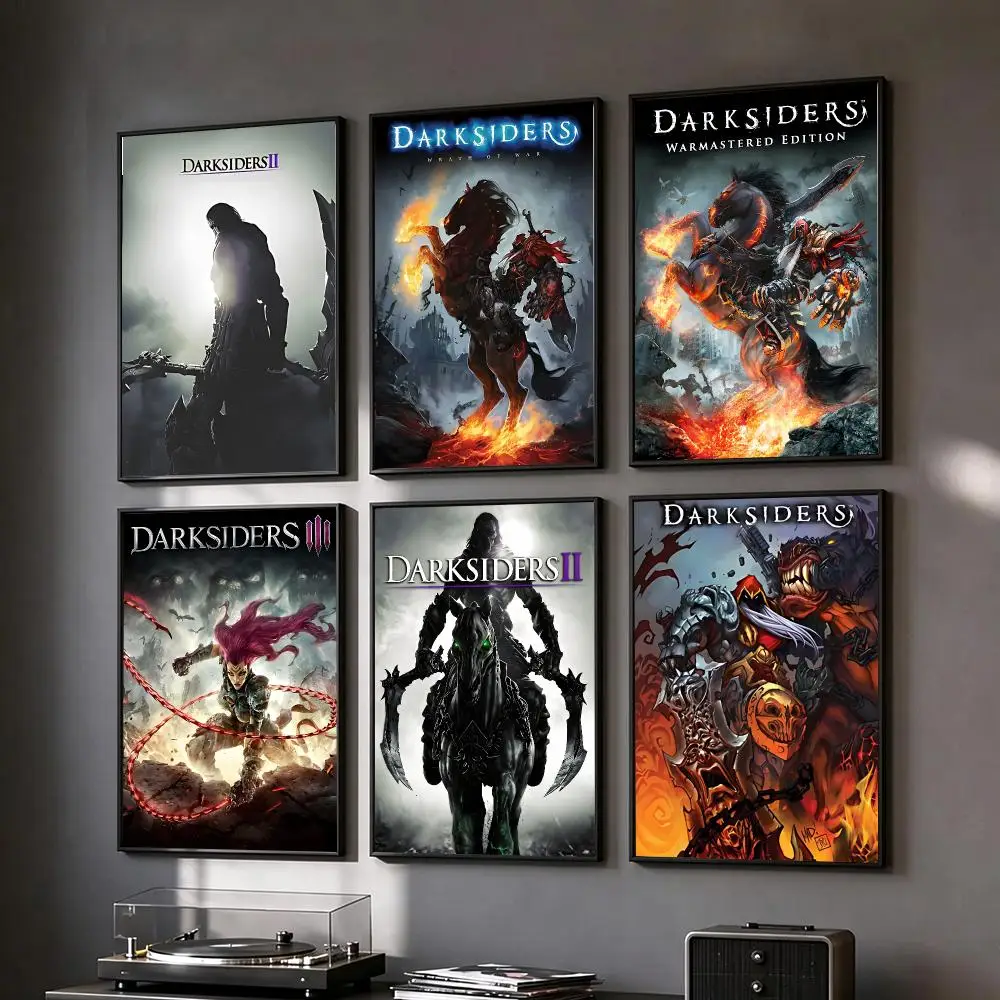 game Darksiders Poster Trendy Classic hot HD Self-Adhesive Waterproof Art Poster Room Decor New Arrival On Sale