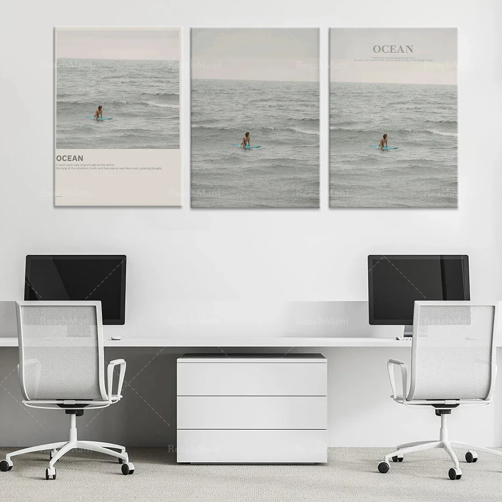 Abstract art ocean print, sea photography, surf decor, sea shore, beach wall decor poster