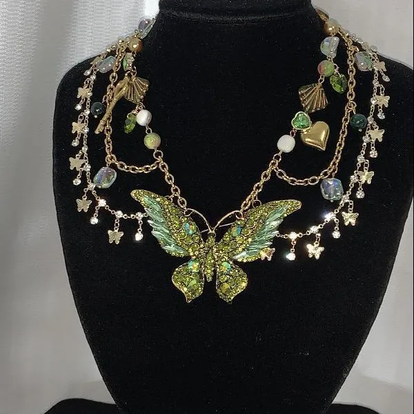 

Волшебник страны Оз, ожерелье в виде ракушки бабочки и любви, поясная цепочка 2, популярный дизайн в стиле ретро для девочек