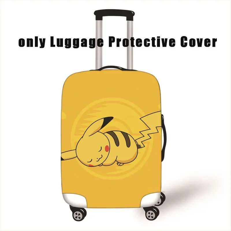 Pokemon Pikachu Travel Suitcase Dust Cover Luggage Protective Cover for 18-32 Inch Trolley Case Dust Cover Travel Accessories