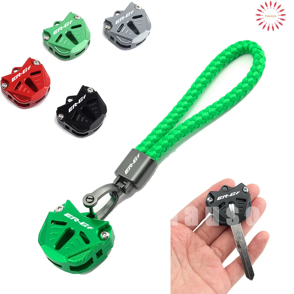

Keychain Key Ring Case For Kawasaki ER-6F ER 6F ER6F er6f Motorcycle CNC Accessories Key Cover Protection Shell Hot Selling