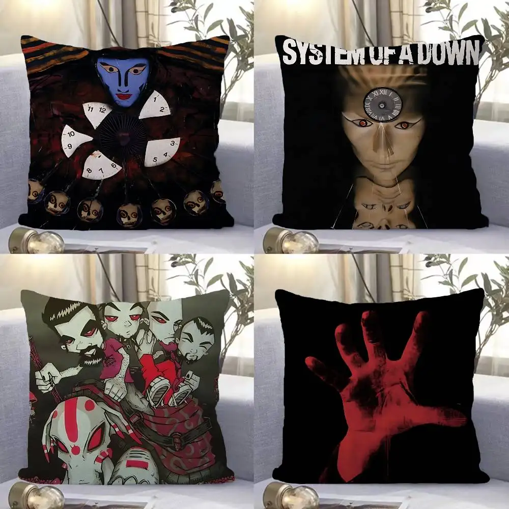 S-System Of A D-Down Band Cushion Cover Pillowcase Upholstery Sofa Throw Pillow Home Decor Pillowcas