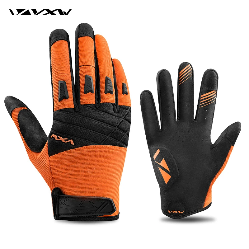 VXW Cycling Bike Gloves Full Finger Women Men Summer MTB BMX Road Racing Bicycle Mountain Touch Screen Sports Non-slip