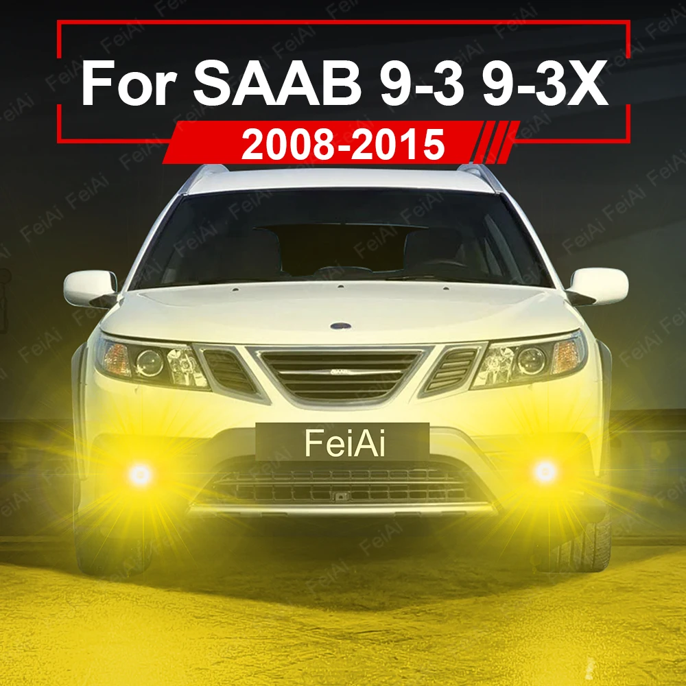 

Желтые светодиодные противотуманные фары H11 для SAAB 9-3 9-3X, аксессуары, мощные светодиодные лампы H11 для автомобиля 2008 2009 2010 2011 2012 2013-2015